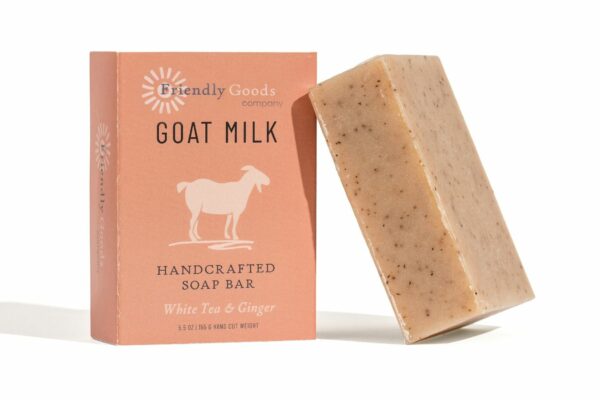 White Tea & Ginger Goat Milk Soap Bar